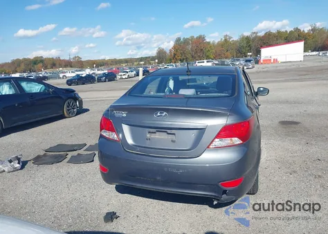 2012 Hyundai Accent Gls z USA, uszkodzony, nr VIN KMHCT4AE9CU218873